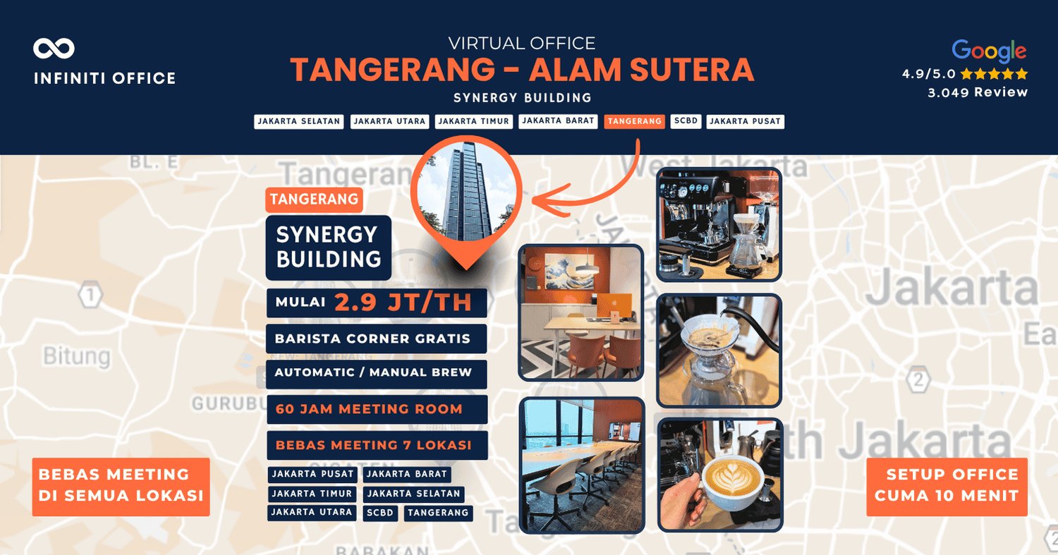 virtual office tangerang synergy building alam sutera
