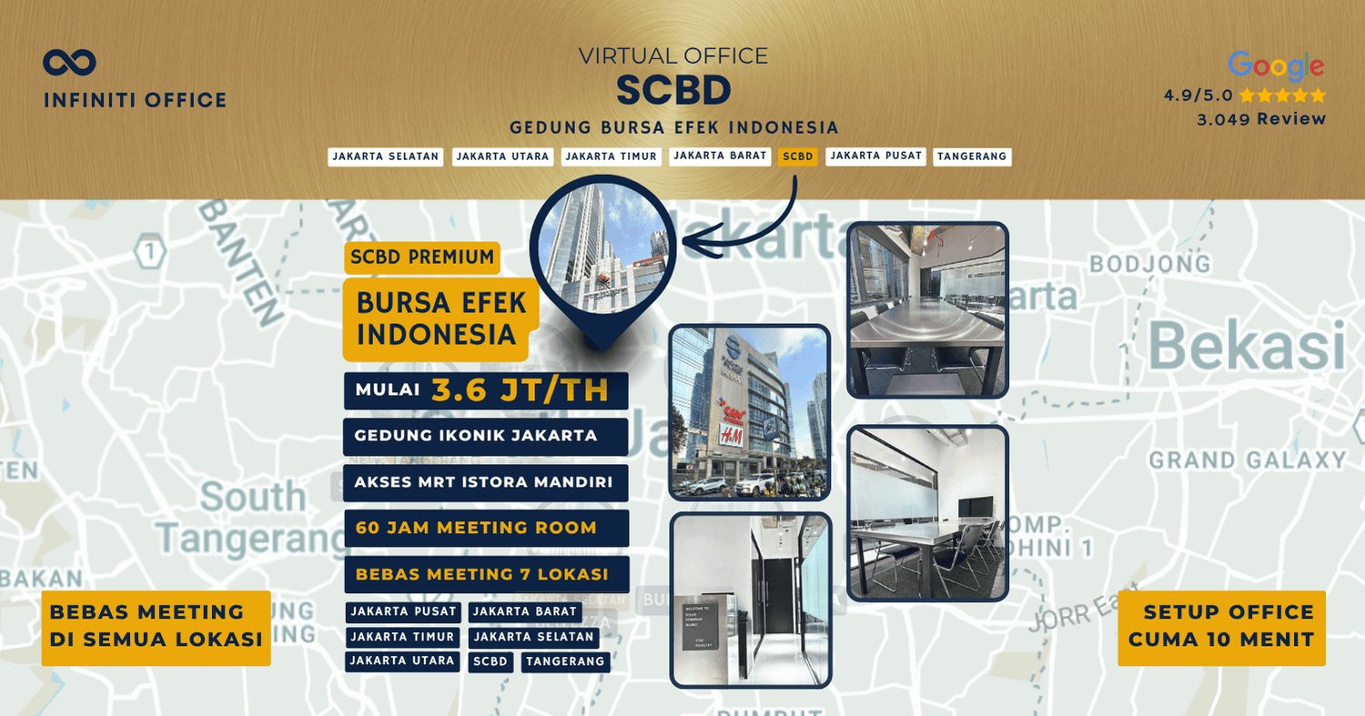 virtual office premium scbd gedung bursa efek indonesia bei senayan
