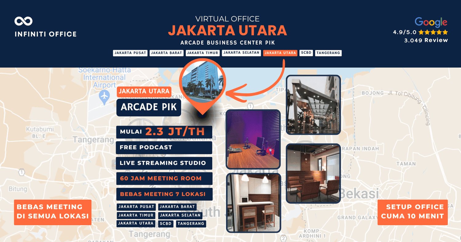 virtual office jakarta utara pik arcade business center penjaringan