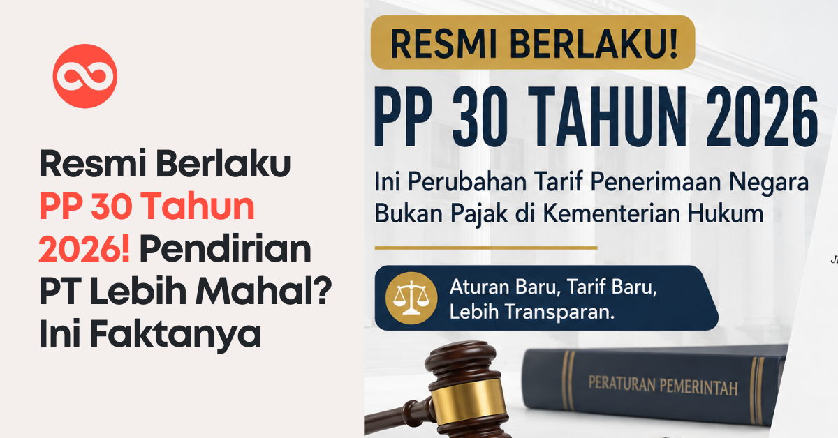 Resmi Berlaku PP 30 Tahun 2026! Pendirian PT Lebih Mahal? Ini Faktanya